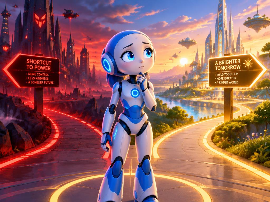 A robot with a choice